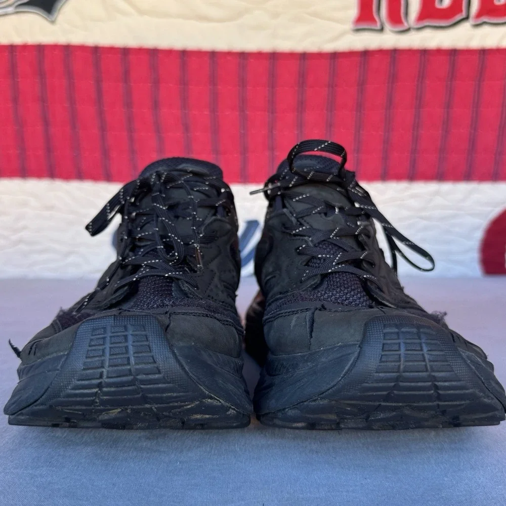 Size 12 - Hoka Men's Anacapa 2 Freedom Black‎ Trail Running Hiking 1155192/BBLC